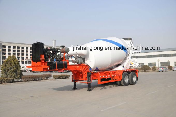 10m3 Concrete Mixer Semi Trailer 