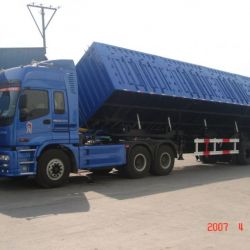 3 Axles 35t Side Dump Semi-Trailer