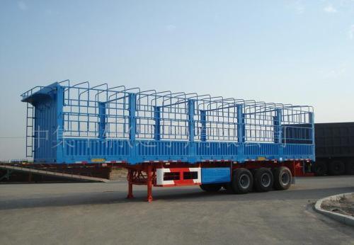 2 Axles Commercial Vehicle Transport Semi-Trailer 