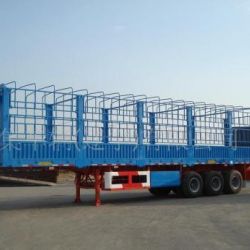 2 Axles Commercial Vehicle Transport Semi-Trailer