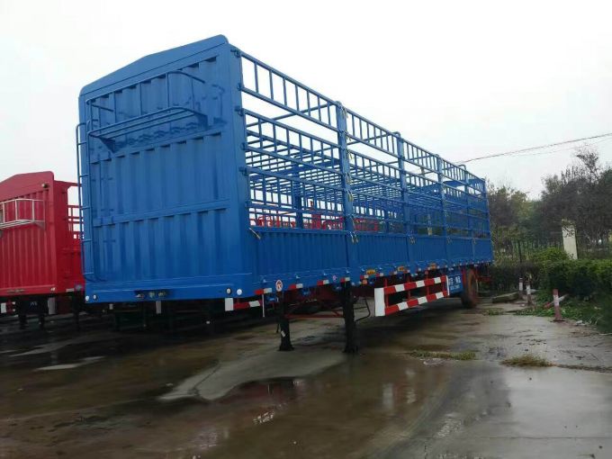 1 Axle 5.5t Stake Type Semi-Trailer 