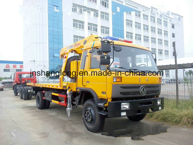 Rhd 4X2 5tons Flatbed Towing Truck, 4t Tow Truck for Sale 