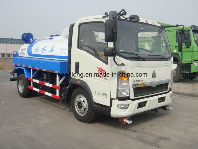 HOWO Light Duty 4X2 3m3 Rhd Water Tanker (ZZ1047C3414C1R45) 