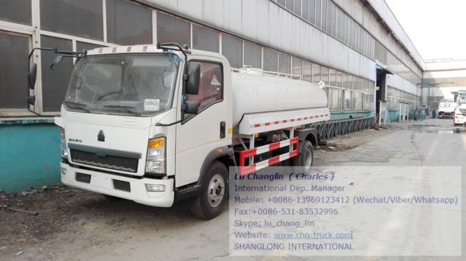 HOWO 4X2 10000L Water Truck Images 1