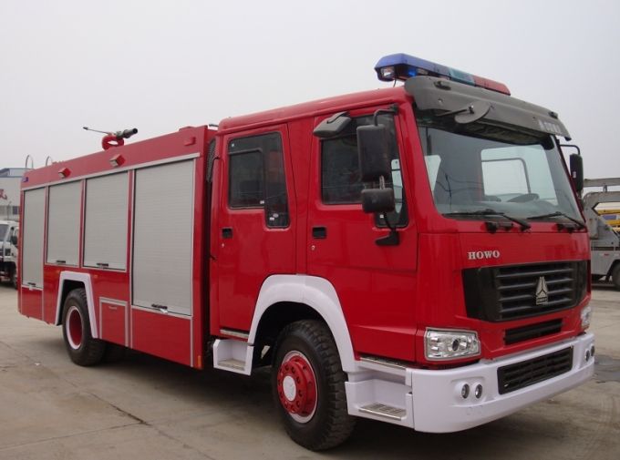 HOWO 4*2 Fire Truck Images 1