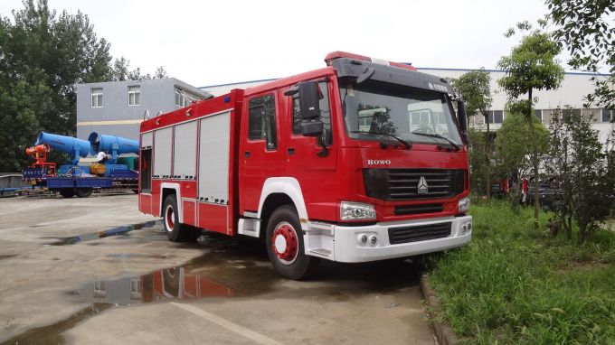 HOWO 4X2 Fire Trucks Images 1