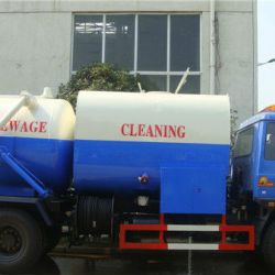 9000L Suction and Cleaning Sewage Truck for Exportation