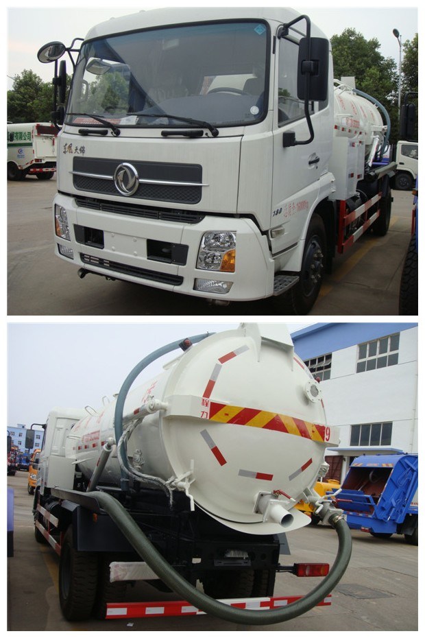 Vacuum Suction Sewage Truck with 4000L Capacity Images 1