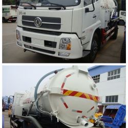 Vacuum Suction Sewage Truck with 4000L Capacity