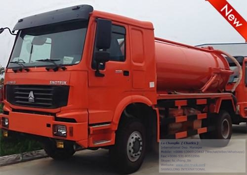 Sinotruk HOWO Sewage Suction Trucks Images 1