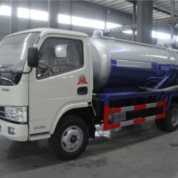 Practical 3000L 95HP Sewage Suction Truck with Dongfeng Chassis