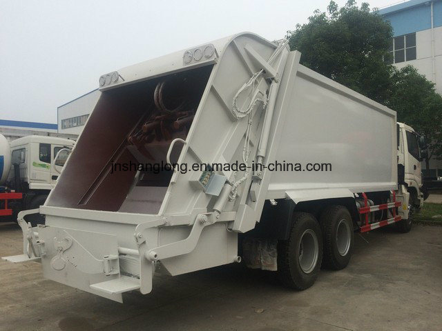 China 6X4 Compressed Garbage Truck 18 M3 