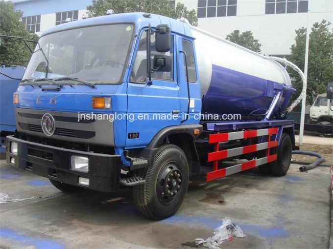 Dongfeng 190HP 10m3 Vacuum Suction Truck 
