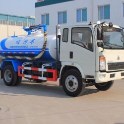 Sinotruk HOWO 4X2 Sewage Suction Truck for Sales