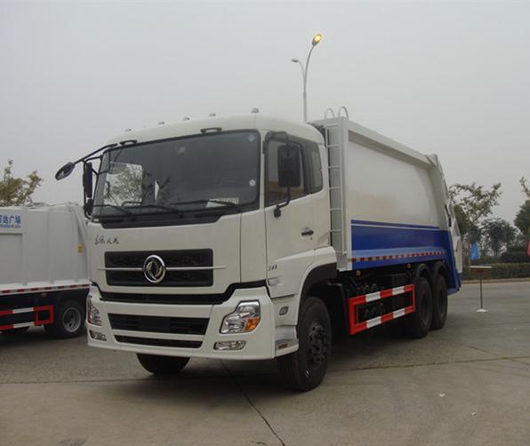 6*4 Dongfeng Compression Garbage Truck with 18cbm Capacity 