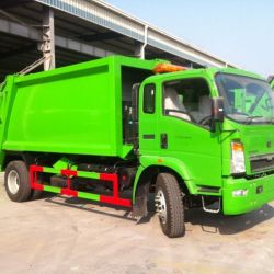 HOWO 4X2 Light Truck 8m3 Garbage Compactor