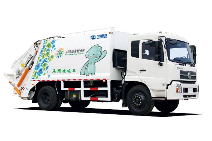 China High-End Compressed Garbage Truck Images 1