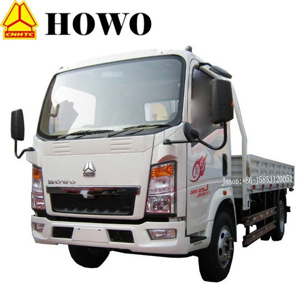 HOWO Light Truck 103HP Diesel 4t Cargo Truck 