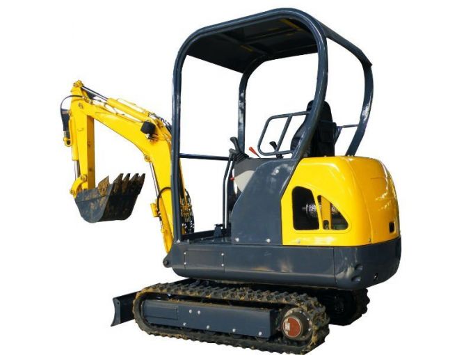 0.05 Cubic Meter Bucket 1.8ton Mini Excavator with Swing Boom Images 1
