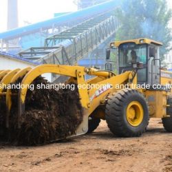 China 5ton Wheel Grasping Grass Loader with Grass Gripper