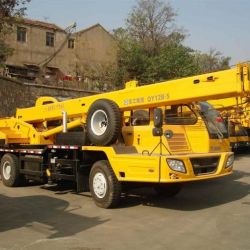 China 12 Ton Three Boom Truck Mobile Crane