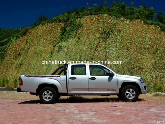 Rhd/LHD Chinese Best Petrol /Gasoline Double Cabin 4X2 Pick up (Long Cargo Box, Luxury) 