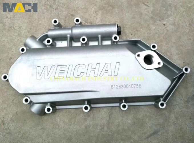 612630010072 Weichai Engine Oil Cooler Cover Assembly for Truck 