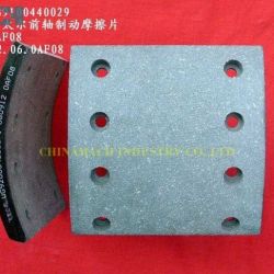 Sinotruk HOWO Trucks Styer Front Axle Brake Block/ Brake Lining/ Brake Pad (Wg9100440029)