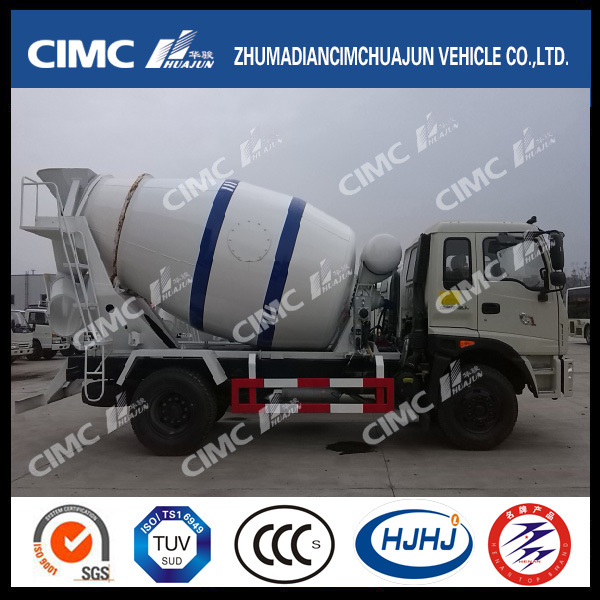 HOWO/Shacman/FAW/JAC/Dongfeng 4*2 Mixer Truck with 4-6m3 Capacity 