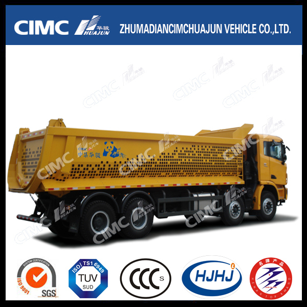 Cimc Huajun 8*4 U-Type Dump Truck Images 1