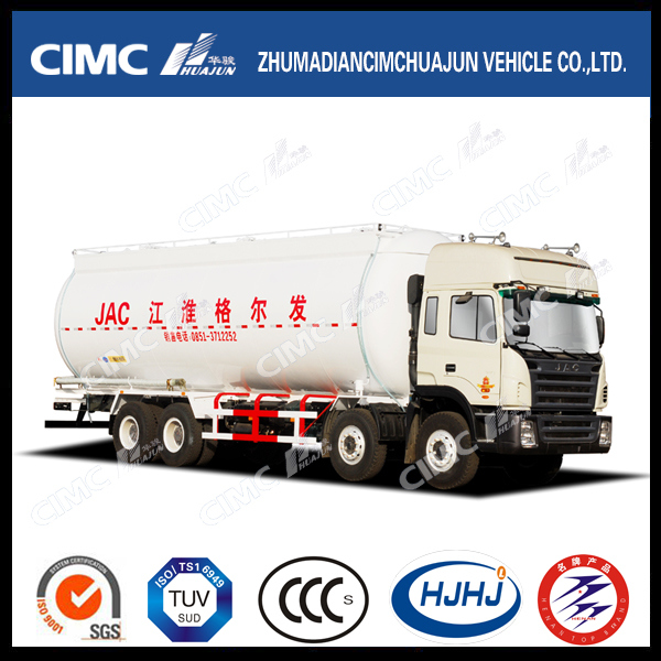 JAC 8*4 Bulk Cement Tanker Truck Images 1