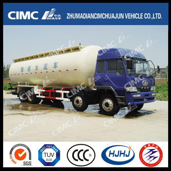 Faw 30cbm 8*4 Cement Tanker Truck Images 1