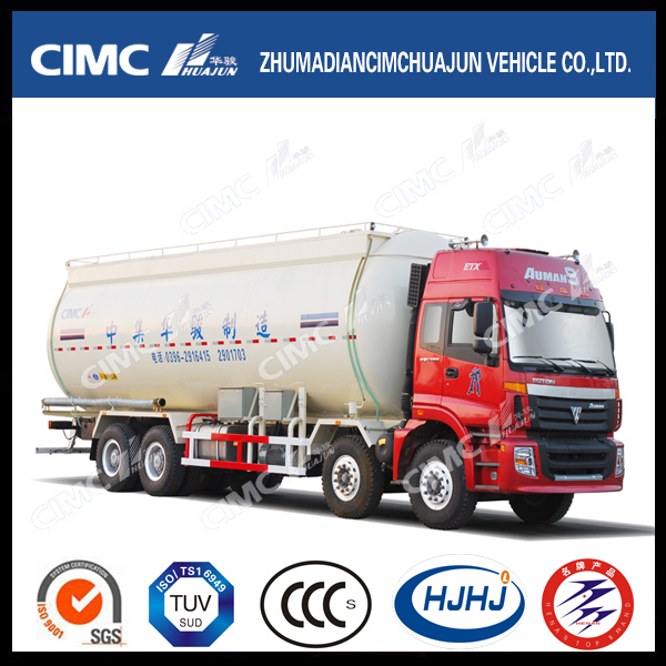 Foton Auman 8*4 Bulk Cement Tank Truck 