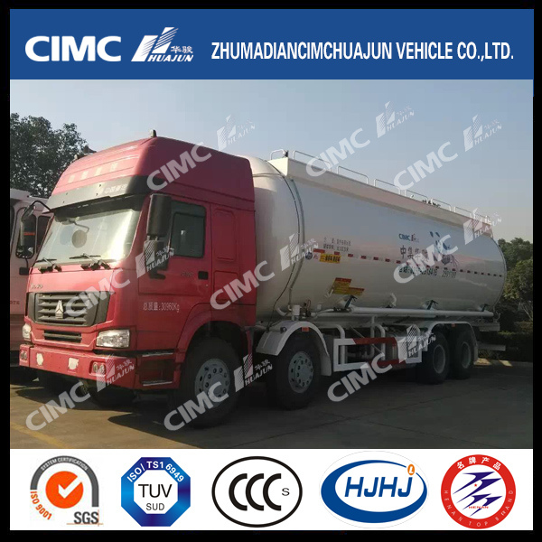 HOWO 40cbm 8*4 Powder/Cement Tank Truck Images 1