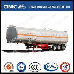 Cimc Huajun 18.5-45cbm Carbon Steel 3 Axle Fuel/Gasoline/Oil/LPG Tanker