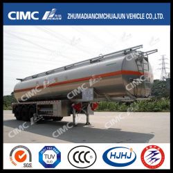Cimc Huajun High Standard 35cbm Aluminium Alloy Fuel Tank Trailer