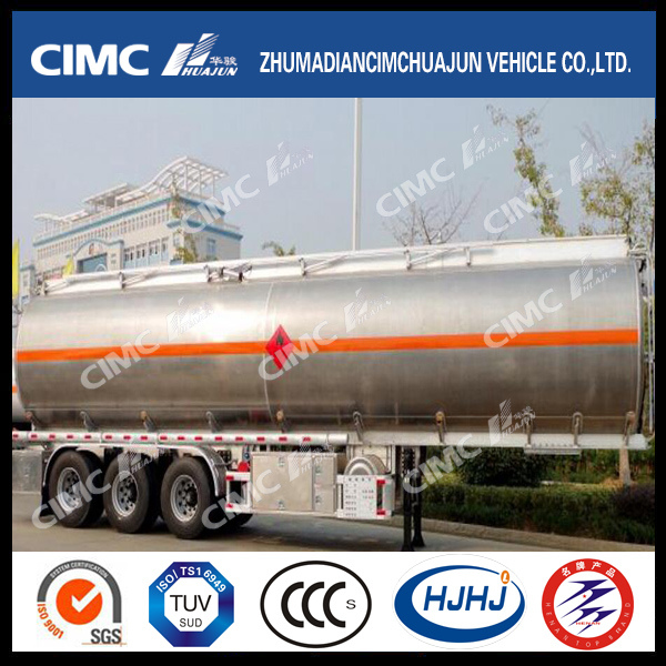 37cbm 3 Compartments Aluminium Alloy Fuel/Oil/Gasoline/LPG Tanker with High Quality 