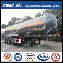 Cimc Huajun 32cbm Carbon Steel Chemical Liquid Tanker