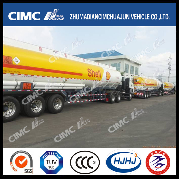 Cimc Huajun High Standard Aluminium Alloy Tanker Exported in Large Scale Images 1