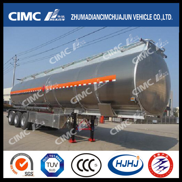30cbm 3axle Aluminium Alloy Fuel/Gasoline/Oil Tanker with Competitive Price Images 1