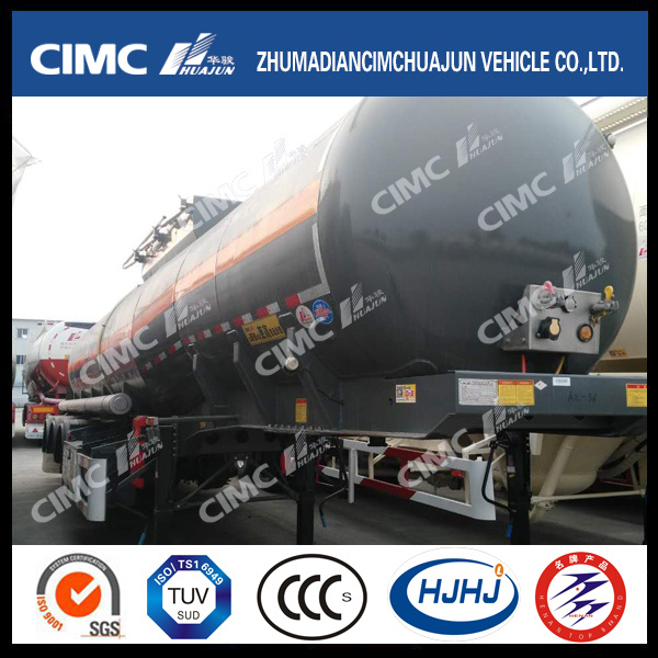 Cimc Huajun Carbon Steel 18.5cbm Acid Liquid Tanker Images 1