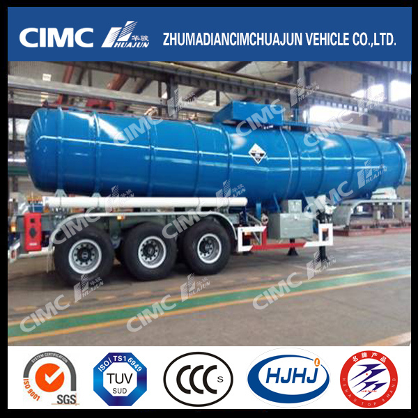 18-30cbm Cimc Huajun Liquid Acid Tanker Images 1