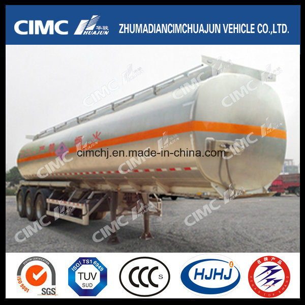 Cimc Huajun Hot Sale 20-35cbm Fuel Aluminium Alloy Tanker with Competitive Price Images 1