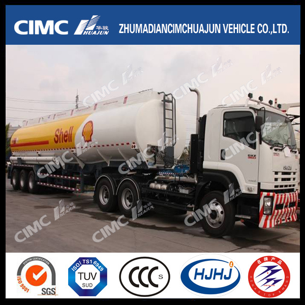 Cimc Huajun Aluminium Alloy Oil Tanker with Shell Painting Images 1