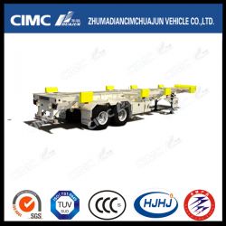 Cimc Huajun 20FT 2axle Skeletal Terminal Semi Trailer