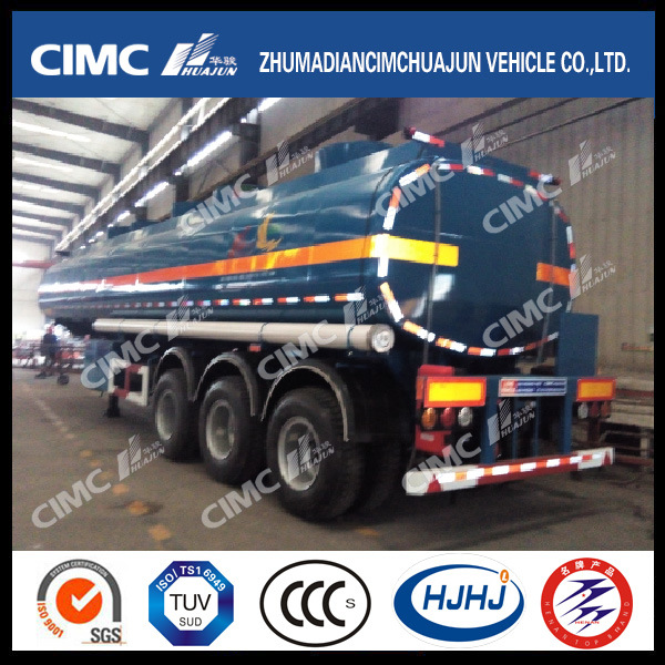 Cimc Huajun 42000 Liters Fuel/Oil/Gasoline/LPG Tanker with 5 Manholes 