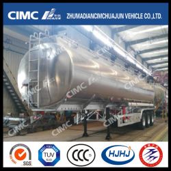 Cimc Huajun Aluminium Alloy Fuel/Oil Tanker with Air Suspension
