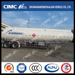 Cimc Huajun 2axle Aluminium Alloy Chemical Liquid Tanker