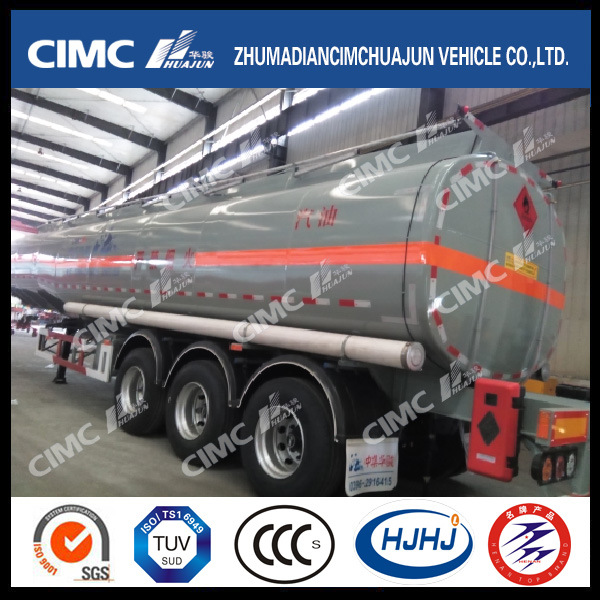 Cimc Huajun 3axle 45000 Liters Gasoline Tanker Images 1