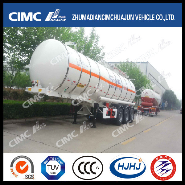 50 Cbm Cimc Huajun Oil Tanker with Heating Pipe/Channel Images 1